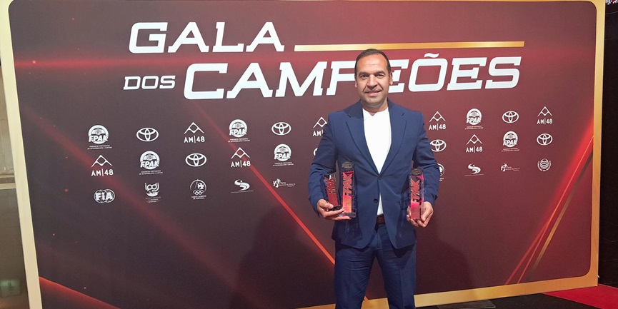 Mangualdense Jorge Almeida galardoado na Gala dos campeões da FPAK